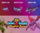 Axolotl Cub, Axolotl Scout, Axolotl Max. Invizimals Shadow Zone. En akıllı Invizimals biri Maya falcı oldu